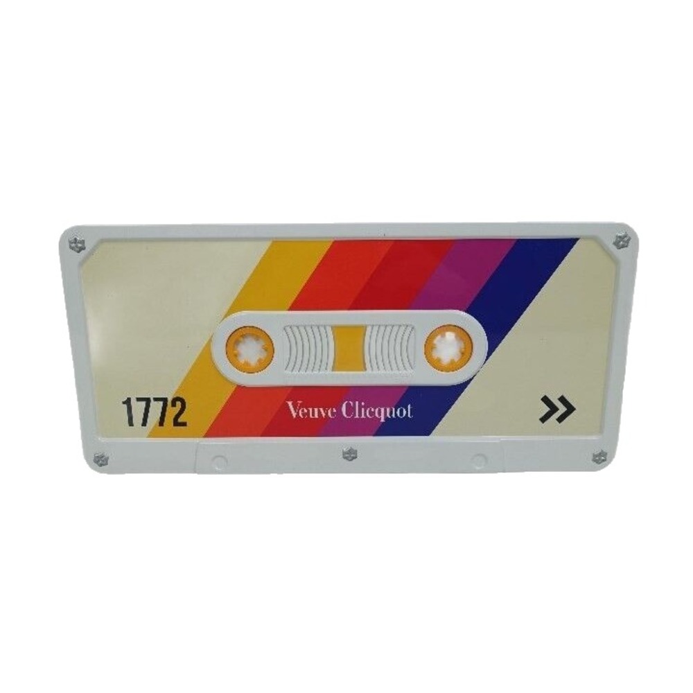 VEUVE CLICQUOT 1772‎ Retro Limited Edition Tin Cassette Tape Box - NO BOTTLE